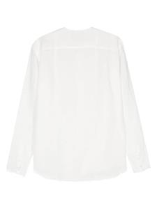 Costumein frayed-detail linen shirt - Wit
