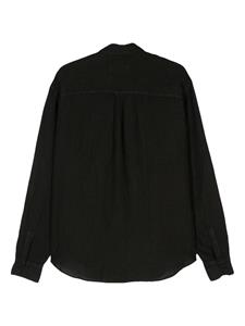 Costumein long-sleeve linen shirt - Zwart