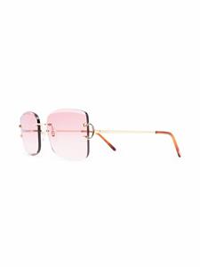 Cartier Eyewear Zonnebril met vierkant montuur - Goud
