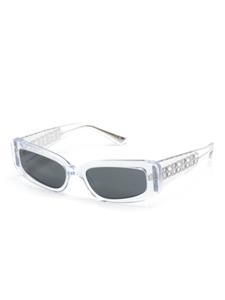 Dolce & Gabbana Eyewear DNA zonnebril met rechthoekig montuur - Wit