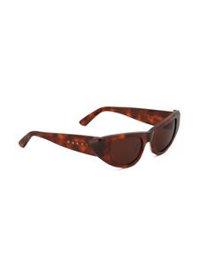 Marni Zonnebril met cat-eye montuur - Bruin