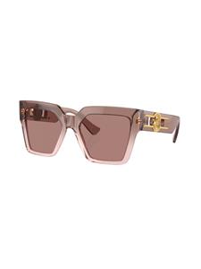 Versace Eyewear Zonnebril met vierkant montuur - Beige