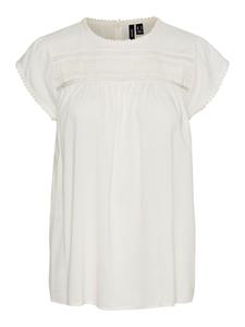 Vero Moda Curve Blusenshirt "VMDEBBIE PLEAT S/L TOP WVN GA CURVE NOOS"