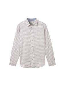 Tom Tailor Fitted printed stretch shirt