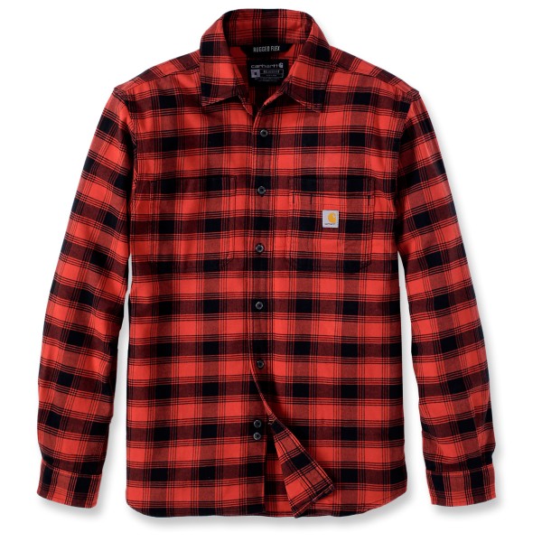 Carhartt  Flannel L/S Plaid Shirt - Overhemd, rood