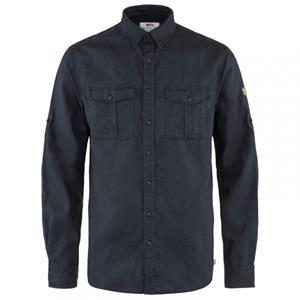 Fjällräven  Övik Travel Shirt L/S - Overhemd, blauw