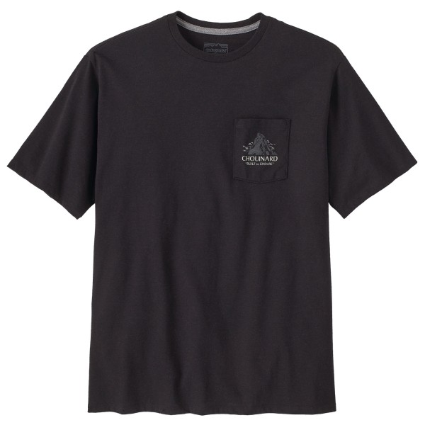 Patagonia  Chouinard Crest Pocket Responsibili-Tee - T-shirt, zwart/grijs