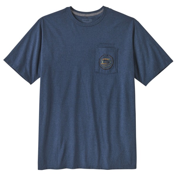 Patagonia  Commontrail Pocket Responsibili-Tee - T-shirt, blauw