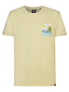 Petrol Industries Heren t-shirt m-1040-tsr638 1103 lemon yellow