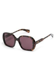 Chloé Eyewear Zonnebril met vierkant montuur - Zwart