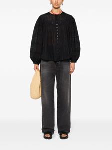 ISABEL MARANT Gregoria cotton shirt - Zwart