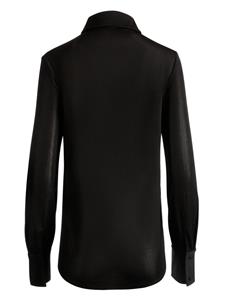 Bally long-sleeve jersey shirt - Zwart