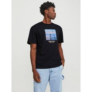 Jack & Jones Kurzarmshirt "JJERYDER BLOCKING TEE SS LN"