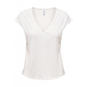 ONLY Kurzarmshirt "ONLFREE LIFE S/S MODAL STITCH TOP JRS", (BEZUG)
