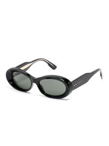 Gucci Eyewear Zonnebril met ovaal montuur - Zwart