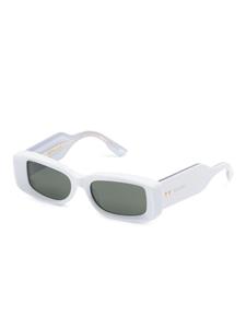 Gucci Eyewear Zonnebril met rechthoekig montuur - Blauw