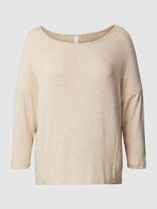 QS Gebreide pullover met extra brede schouders, model 'Missoni'