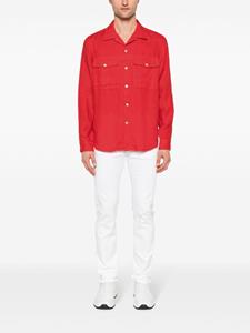 PS Paul Smith long-sleeve linen shirt - Rood