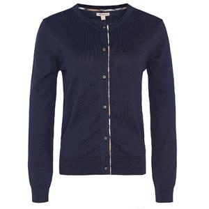 Barbour Damestrui Bredon Cardigan Navy
