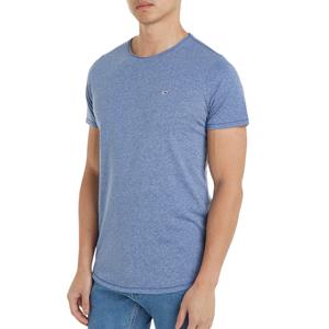 TOMMY JEANS T-shirt TJM SLIM JASPE C NECK met merklabel