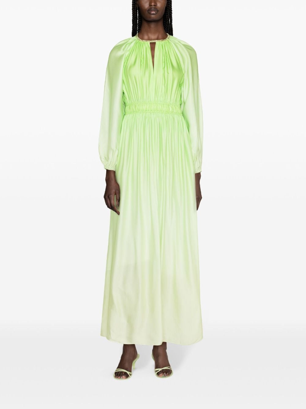 SANDRO Maxki-jurk met kleurverloop - Groen