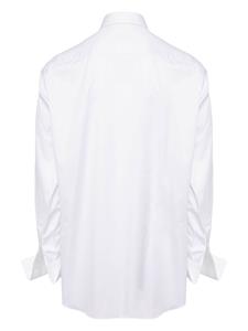 Brioni long-sleeve cotton shirt - Wit