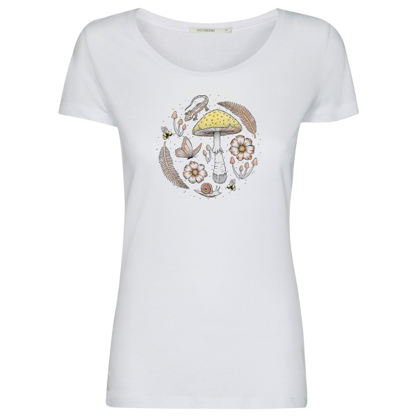 GreenBomb  Women's Nature Forest Life Loves - T-Shirts - T-shirt, wit