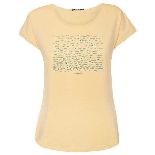 GreenBomb  Women's Animal Seagull Waves Cool - T-Shirts - T-shirt, beige