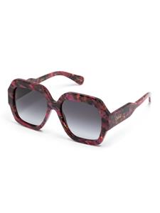 Chloé Eyewear Zonnebril met oversized montuur - Roze