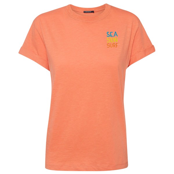 GreenBomb  Women's Lifestyle Sea Sun Surf Stop - T-Shirts - T-shirt, peach