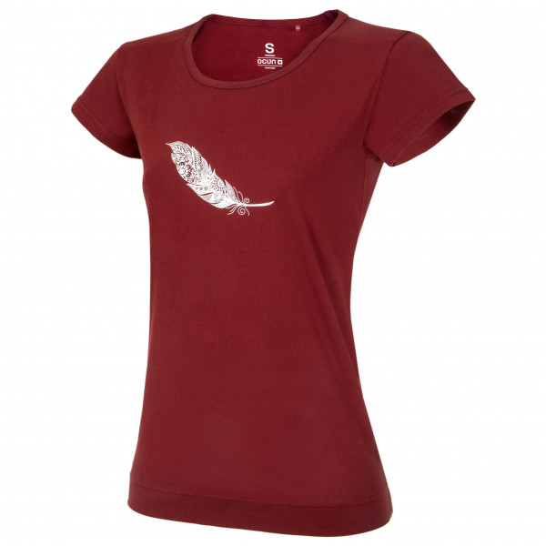 Ocun  Women's Classic T Organic Feather - T-shirt, rood