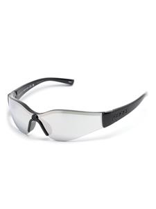 Gucci Eyewear Zonnebril met schild montuur en GG-logo - Zwart