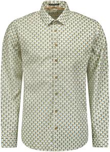 No- Excess Male Overhemden 23450209 Shirt Stretch Allover Printed