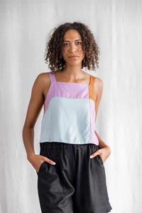 Jyoti Fair Works Damen vegan Top Ruchira Colorblock