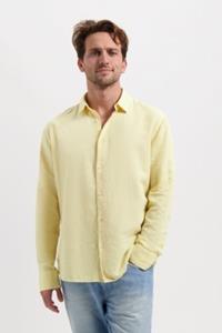 Kuyichi Herren vegan Nico Shirt Verblasst Gelb