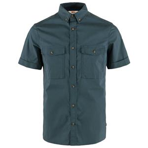 Fjällräven - Övik Air Stretch S/S Shirt - Overhemd, blauw