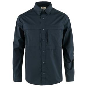 Fjällräven  Abisko Trail Shirt L/S - Overhemd, blauw