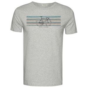 GreenBomb  Bike Happy Guide - T-Shirts - T-shirt, grijs