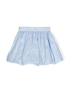 Monnalisa Spijkerrok met logo-applicatie - Blauw