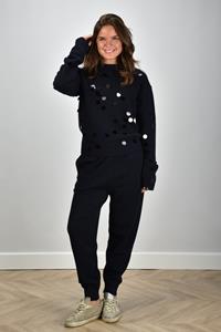 Extreme Cashmere broek Yogi 56 elastische tailleband navy