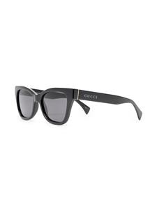 Gucci Eyewear Zonnebril met cat-eye montuur - Zwart