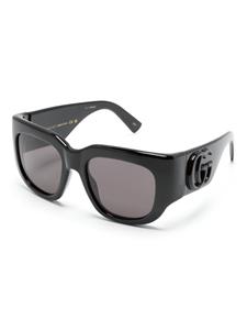 Gucci Eyewear Zonnebril met oversized montuur - Zwart
