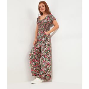 Joe browns Jumpsuit met ronde hals en bloemenprint Rochelle
