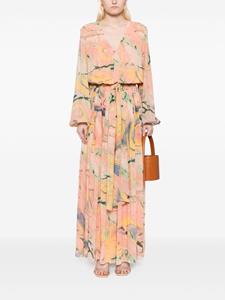 Alexis Maxi-jurk met bloemenprint - Oranje