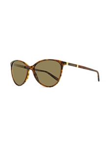 Versace Eyewear Zonnebril met oversized cat-eye montuur - Bruin