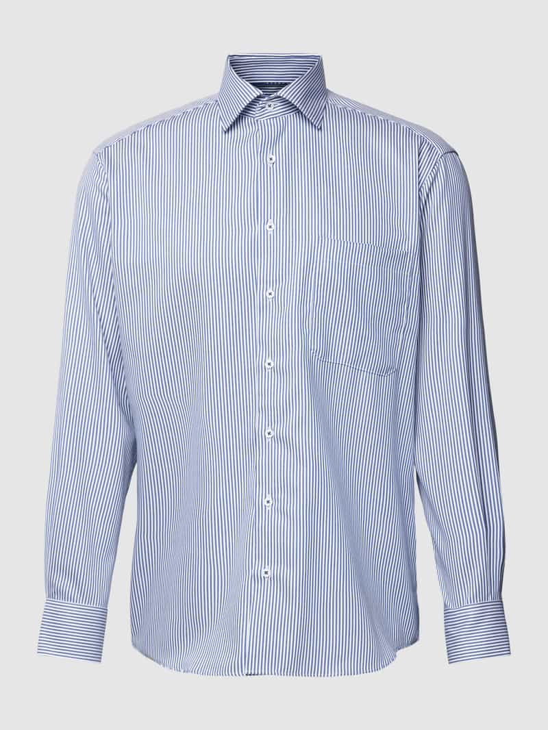 ETERNA COMFORT FIT Comfort fit zakelijk overhemd met streepmotief