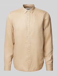 Scotch and Soda Linnen Overhemd Beige