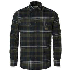 Chevalier  Heron Flannel Shirt - Overhemd, zwart