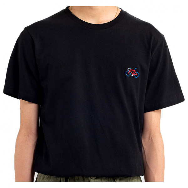 Dedicated  Stockholm Stitch Bike - T-shirt, zwart