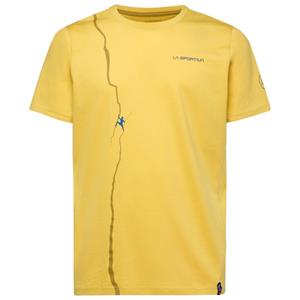 La sportiva  Route - T-shirt, geel